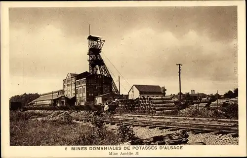 Ak Mines de Potasses d&#39;Alsace, Mine Amelie