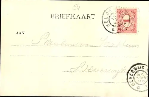 Ak Nieuwediep Drenthe, Niederländisches Kriegsschiff, Hr.Ms. Bellona