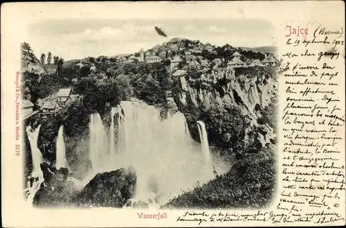 Ak Jajce Bosnien Herzegowina, Wasserfall