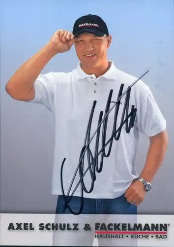 Ak Boxer Axel Schulz, Portrait, Autogramm