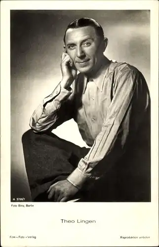 Ak Schauspieler Theo Lingen, Portrait