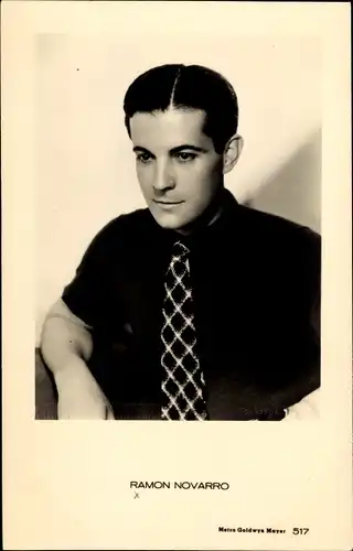 Ak Schauspieler Ramon Novarro, Portrait