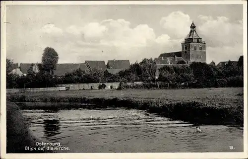 Ak Osterburg in der Altmark, Kirche