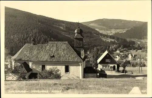 Ak Spindleruv Mlýn Spindlermühle Spindelmühle Riesengebirge Region Königgrätz, Kirche