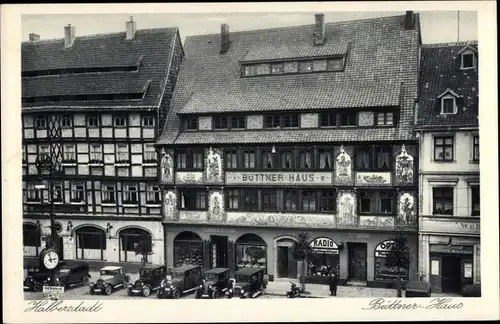 Ak Halberstadt am Harz, Büttner-Haus