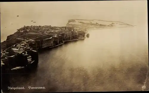 Ak Nordseeinsel Helgoland, Fliegeraufnahme