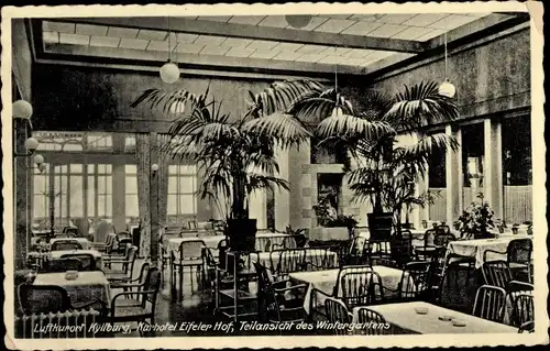 Ak Kyllburg in der Eifel, Kurhotel und Pension Eifeler Hof, Wintergarten