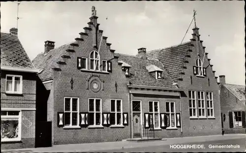 Ak Hoogerheide Nordbrabant, Rathaus