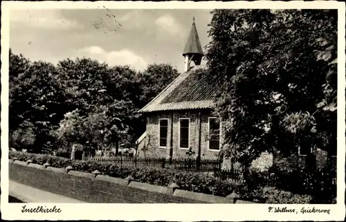 Ak Nordseebad Spiekeroog in Ostfriesland, Inselkirche