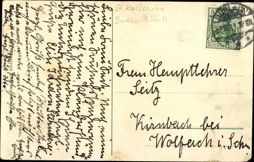 Ak Durlach Karlsruhe in Baden, Turmberg