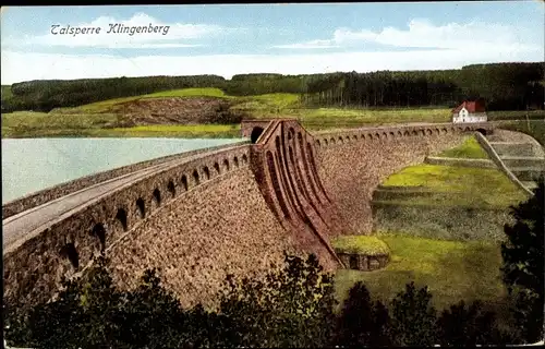 Ak Klingenberg in Sachsen, Talsperre