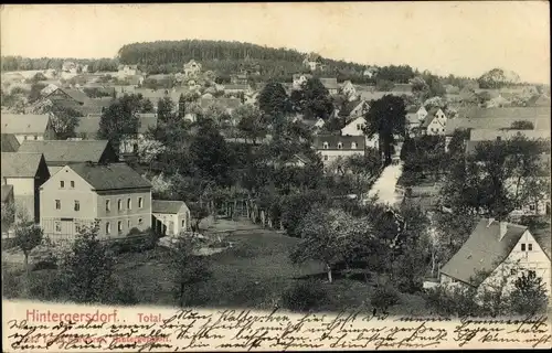 Ak Hintergersdorf Tharandt Sachsen, Totalansicht