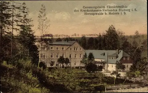 Ak Herzogswalde Wilsdruff Sachsen, Tännichtmühle, Genesungsheim