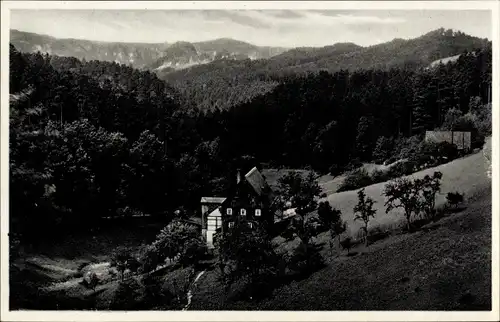 Ak Hinterhermsdorf Sebnitz Sächsische Schweiz, Panorama