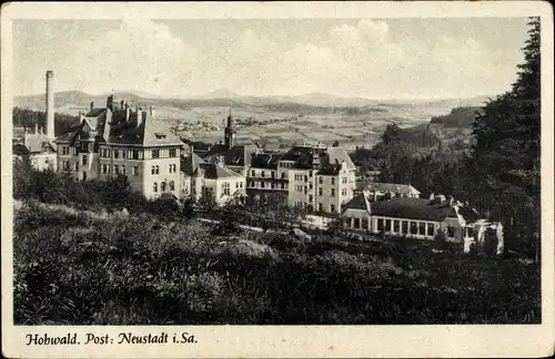 Ak Hohwald Neustadt in Sachsen, Heilstätte Hohwald, Panorama