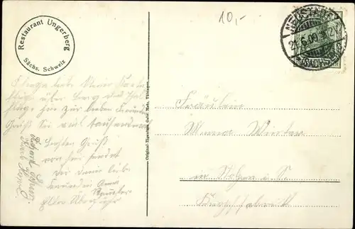 Ak Neustadt in Sachsen, Restaurant Ungerberg, Turm