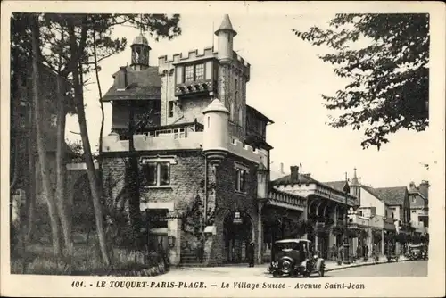 Ak Le Touquet Paris Plage Pas de Calais, Swiss Village, Avenue Saint Jean