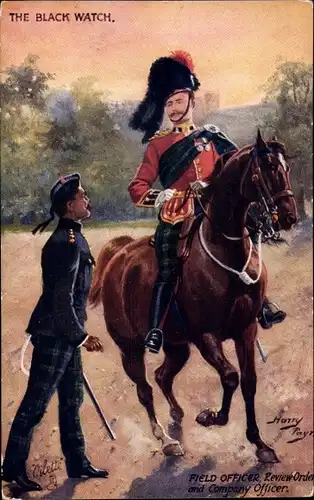 Künstler Ak Payne, Harry, Black Watch, Schotten, britische Soldaten