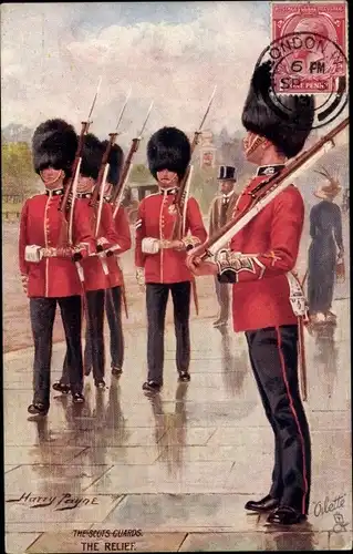 Künstler Ak Payne, Harry, Scots Guards, britische Soldaten