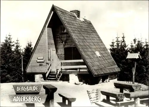 Ak Schleusingen in Thüringen, Bergbaude Adlersberg