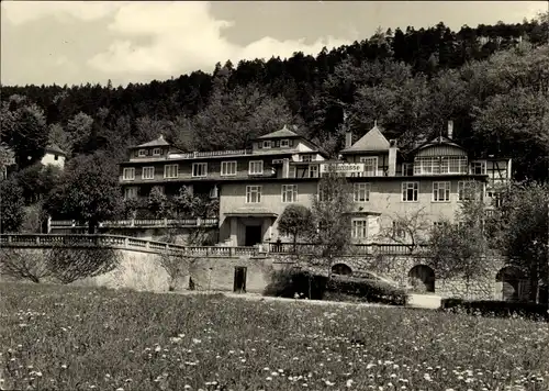 Ak Sitzendorf an der Schwarza Thüringen, Hotel Bergterrasse