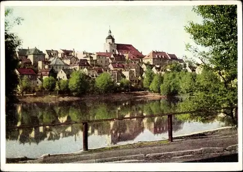 Ak Ronneburg in Thüringen, Teilansicht