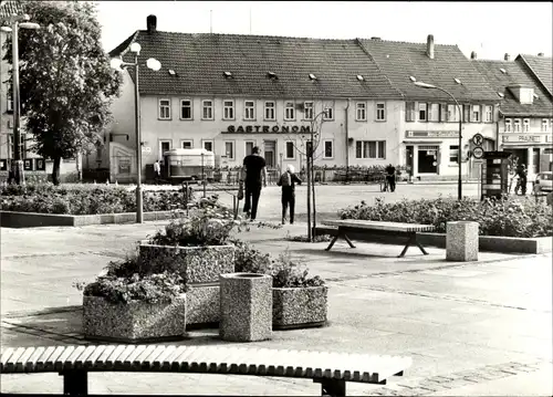 Ak Sömmerda in Thüringen, Gaststätte Gastronom am Marktplatz