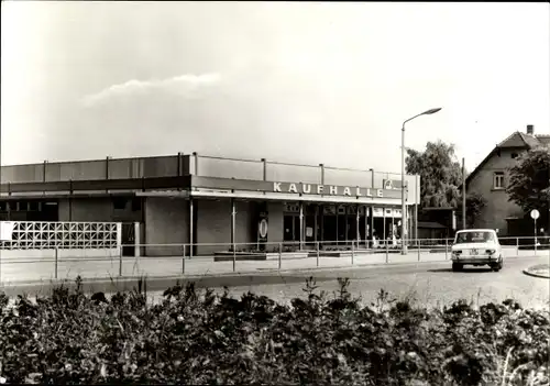 Ak Ronneburg in Thüringen, Kaufhalle in der Zeitzer Straße