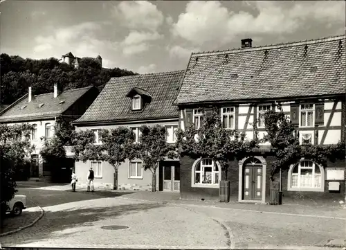 Ak Bad Leutenberg Thüringen, Gasthof, Straße