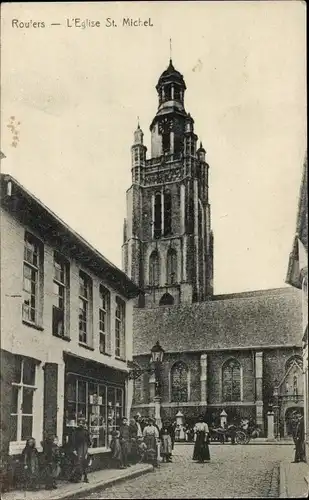 Ak Roeselare Roeselaere Rousselare Roeselare Westflandern, St. Michaelskirche