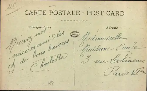 Ak Estrées Saint Denis Oise, Route de Flandre