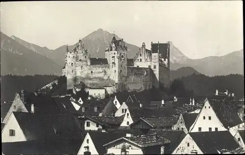 Foto Ak Füssen im Ostallgäu, Schloss