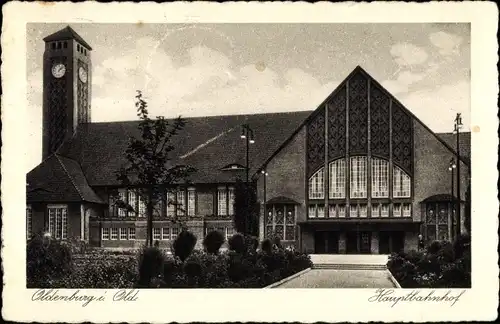 Ak Oldenburg in Oldenburg, Hauptbahnhof