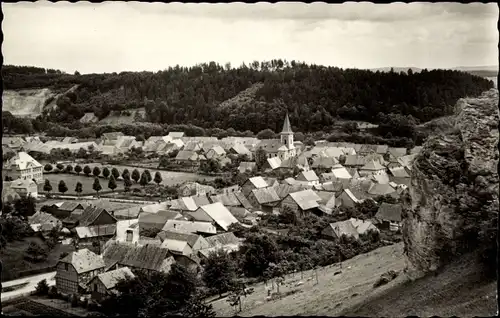 Ak Scharzfeld Herzberg am Harz, Gesamtansicht vom Steinberg aus