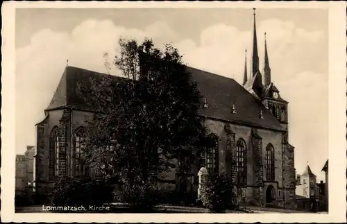 Ak Lommatzsch Sachsen, Kirche