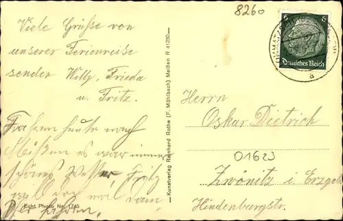 Ak Lommatzsch Sachsen, Kirche