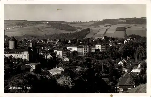 Ak Zschopau im Erzgebirge Sachsen, Panorama