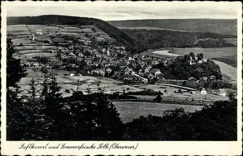 Ak Polle an der Weser Niedersachsen, Panorama