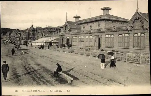 Ak Mers sur Mer Mers les Bains Somme, Casino