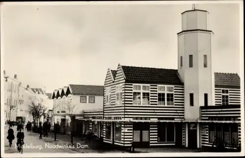 Ak Middelburg Zeeland Niederlande, Noodwinkels Dam