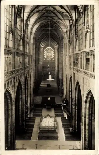 Ak Prag,  St. Veitsdom, Inneres