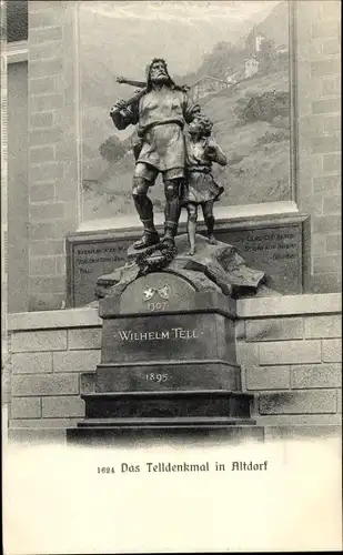 Ak Altdorf Kt Uri, Telldenkmal