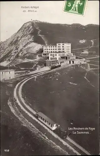 Ak Veytaux Kanton Waadt, Rochers de Naye, Le Sommet