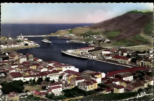 Ak Port Vendres Pyrénées Orientales, Vue Panoramique sur le Port