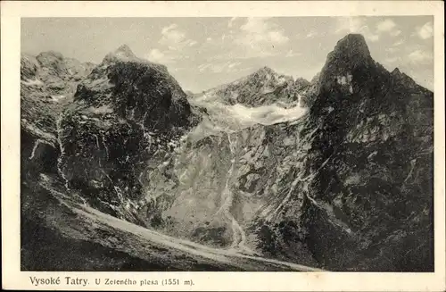 Ak Vysoké Tatry Hohe Tatra Slowakei, U Zeleneho plesa