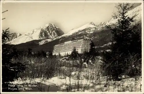 Ak Vysoké Tatry Hohe Tatra Slowakei, Novy Smokovec, Winter