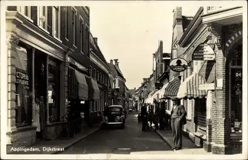 Ak Appingedam Groningen Niederlande, Dijkstraat