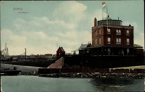 Ak Delfzijl Groningen, Leuchtturm