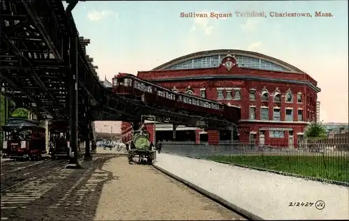 Ak Charlestown Boston Massachusetts USA, Sullivan Square Terminal