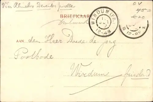 Ak Zenderen Overijssel, Cafe Haarhuis